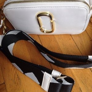 Marc Jacobs snapshot white purse